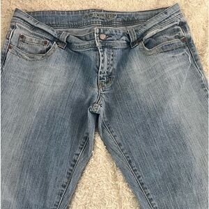 Women's American Eagle Stretch Denim Long Jeans Size: 12 Long